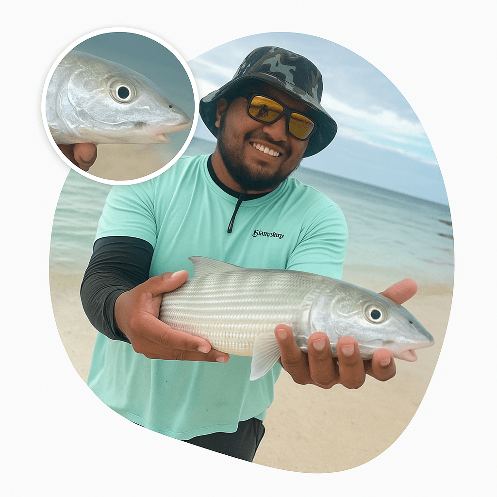 Fishing equipment close-up